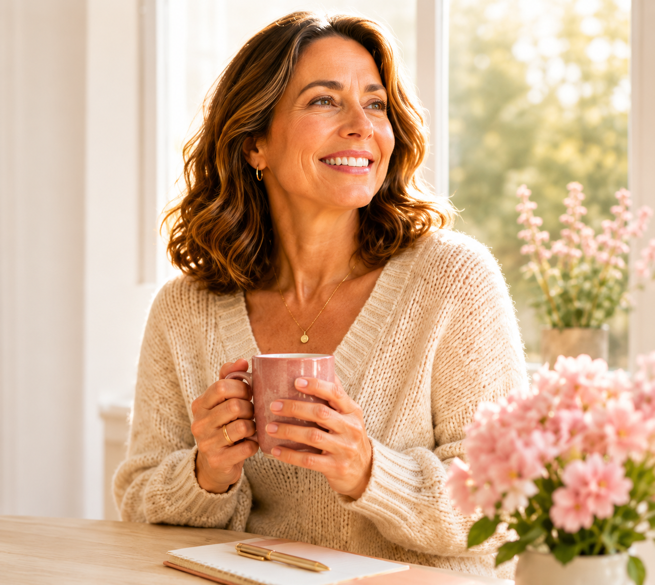 Woman feeling supported